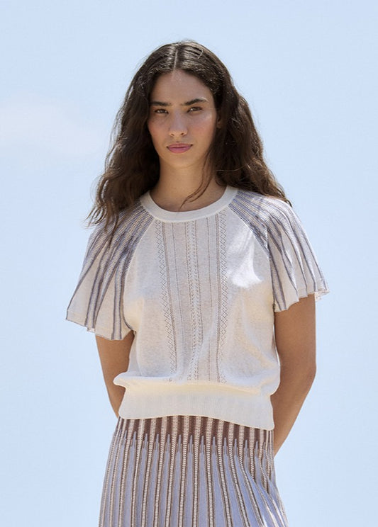 Flared Sleeve Sweater