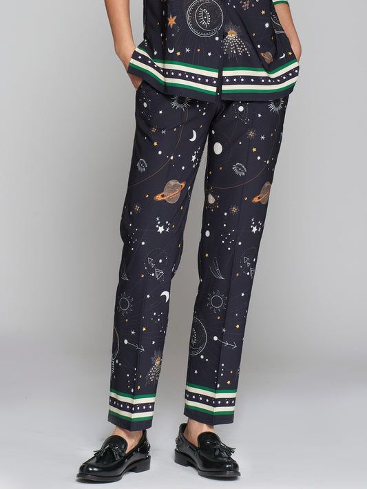 Cosmic Print Trouser