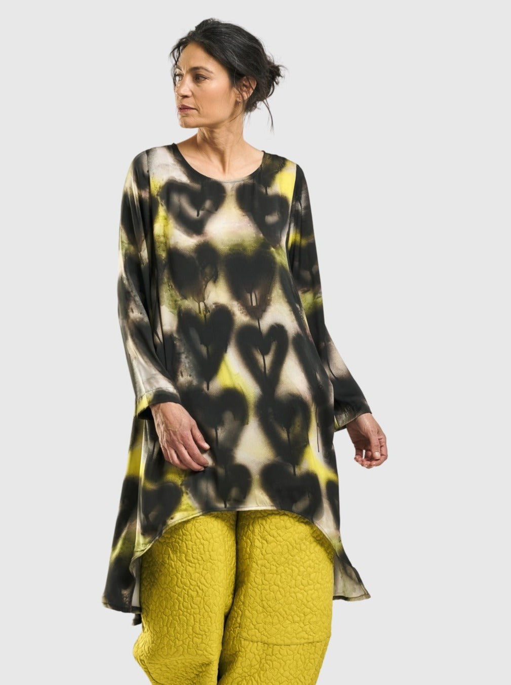 Hearts Tunic | Lime