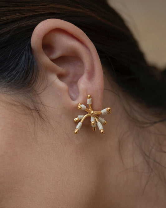 Stella Mini Earring | Ivory