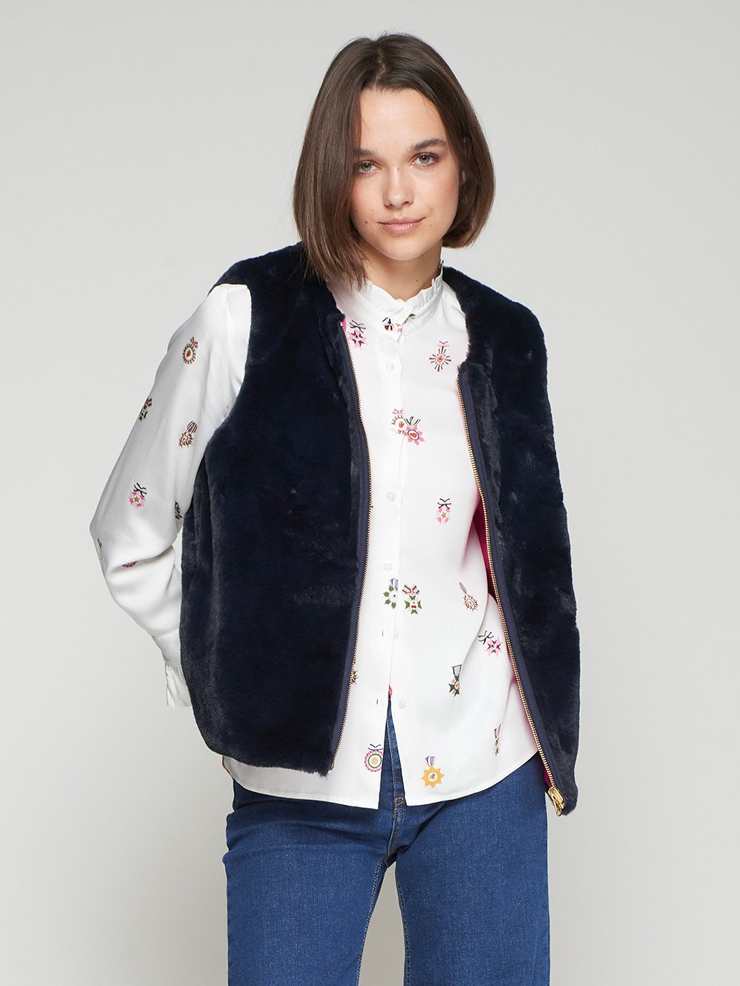 Reversible Rosa Vest