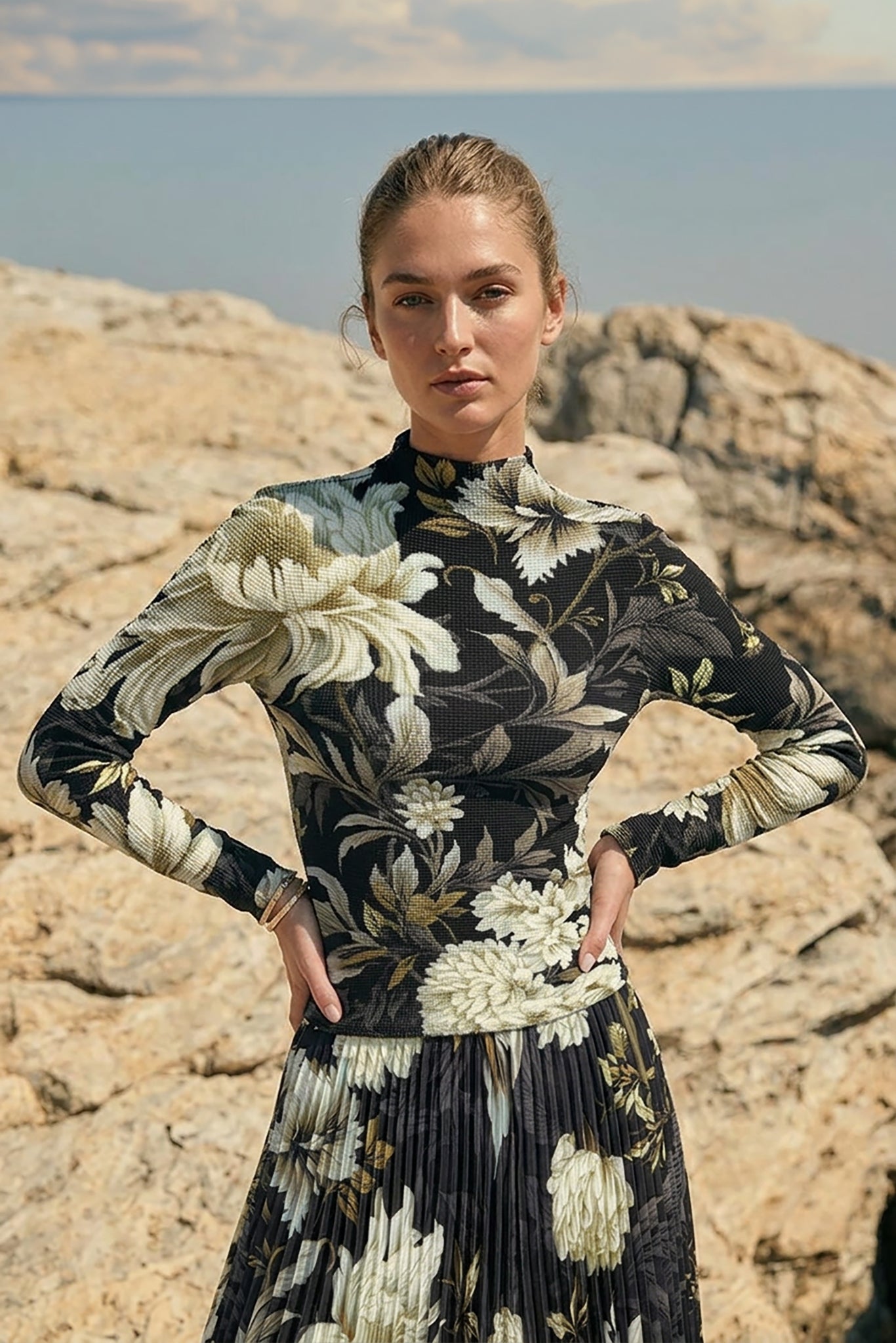 Camellia Texture Top