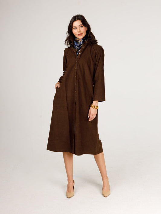 Adele Cord | Chocolate Brown
