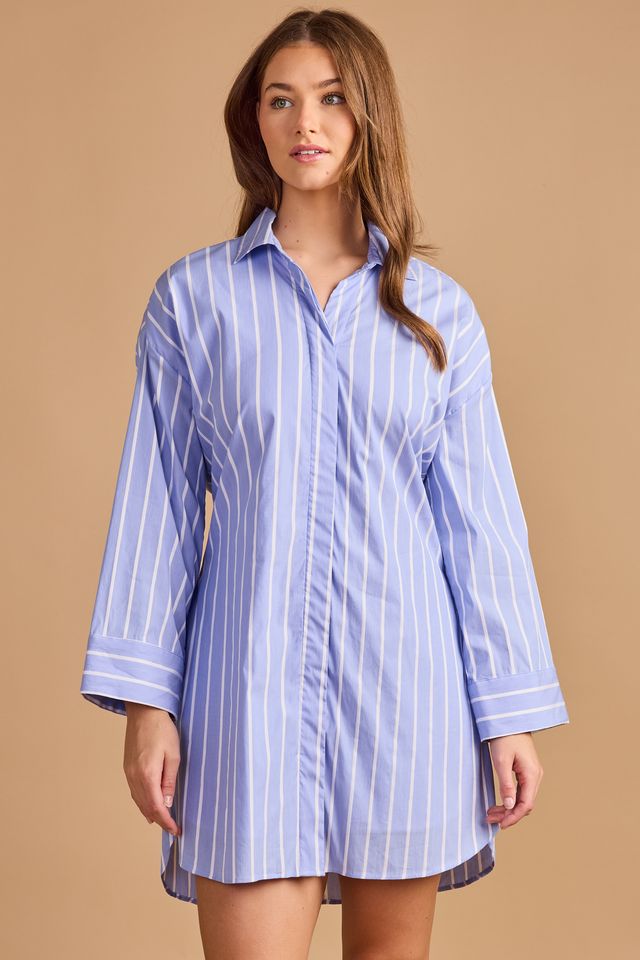 Parker Dress | Aegean Stripe