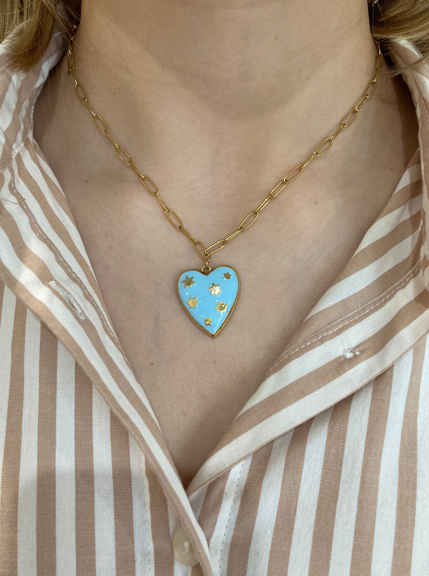Heart/Stars Necklace