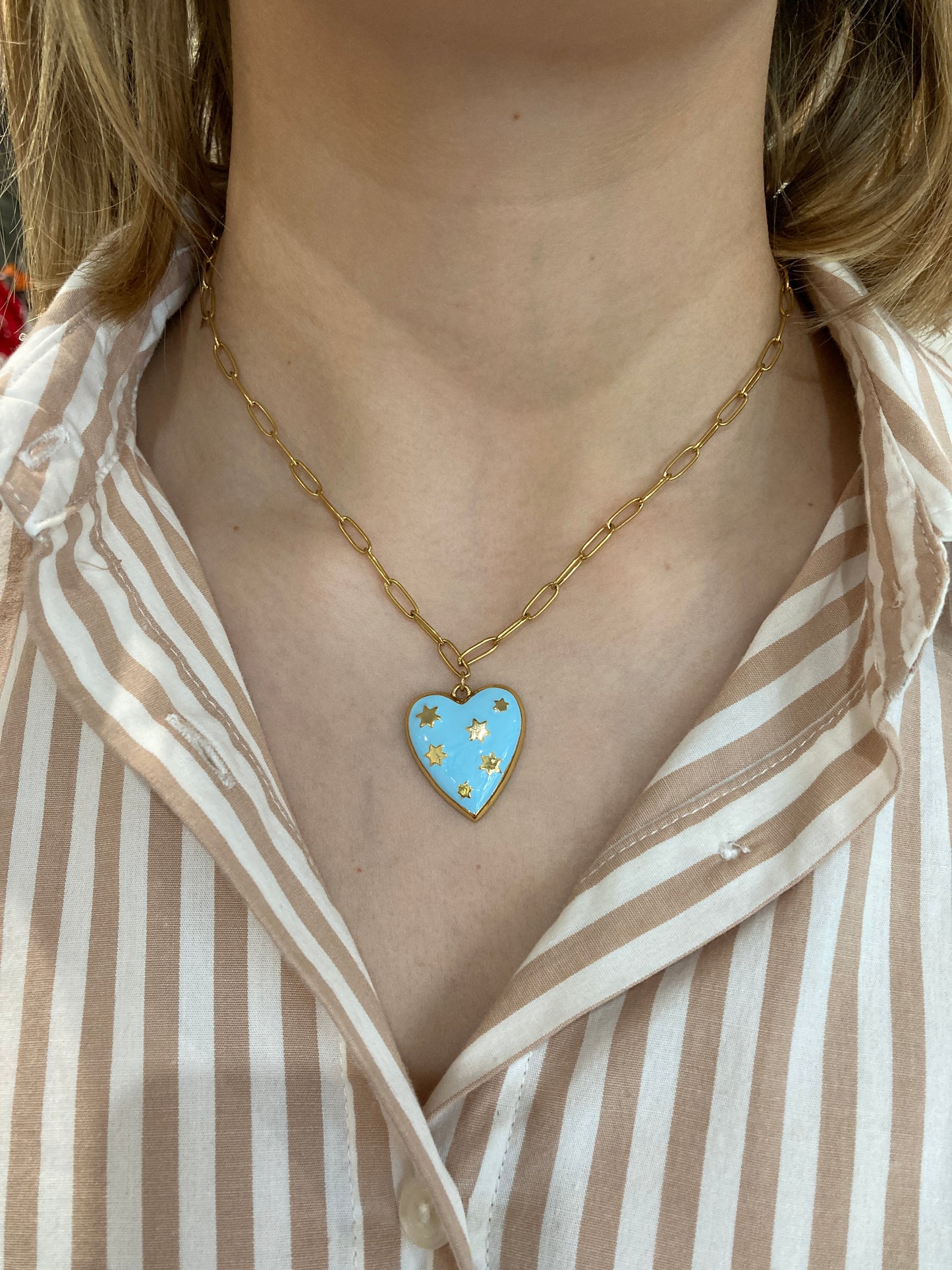 Heart/Stars Necklace